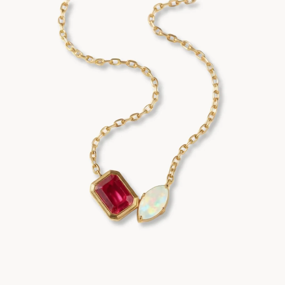 Just Us Birthstone Necklace - Image 5
