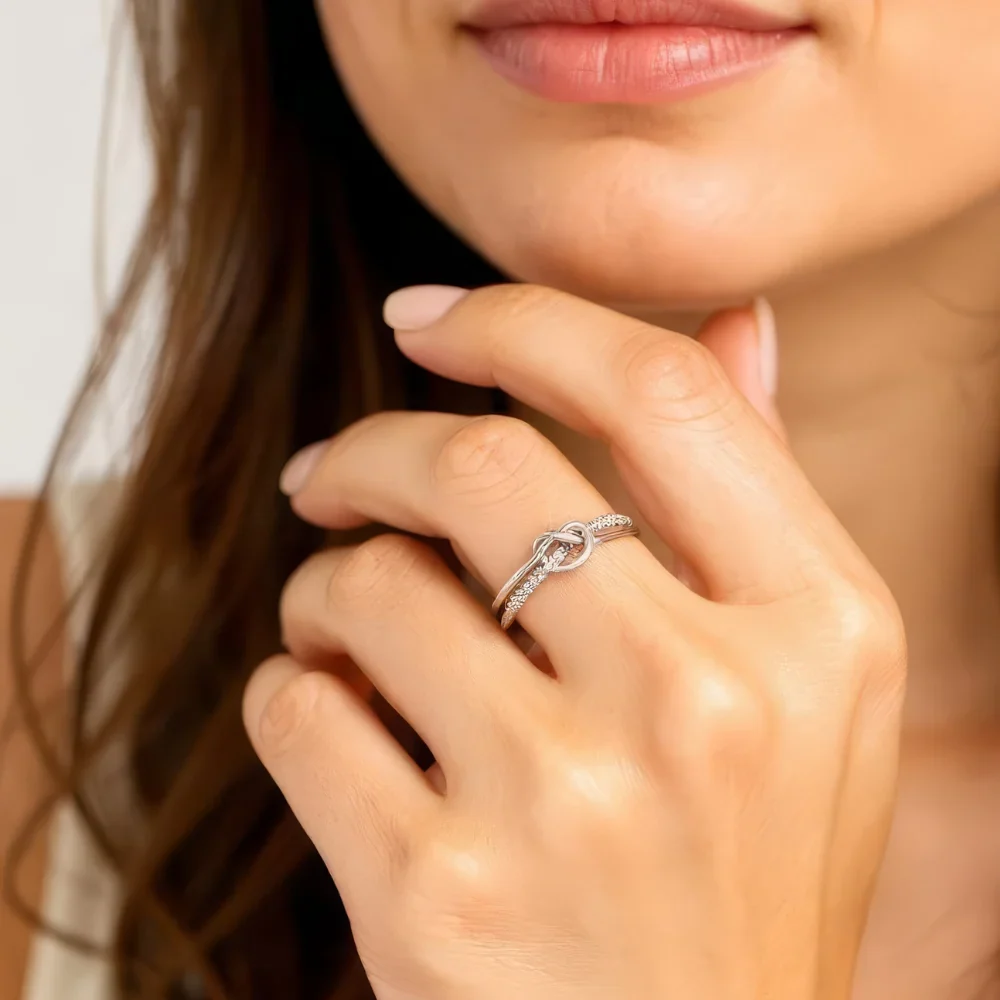Mother & Daughter - Linked Forever Ring - Image 3